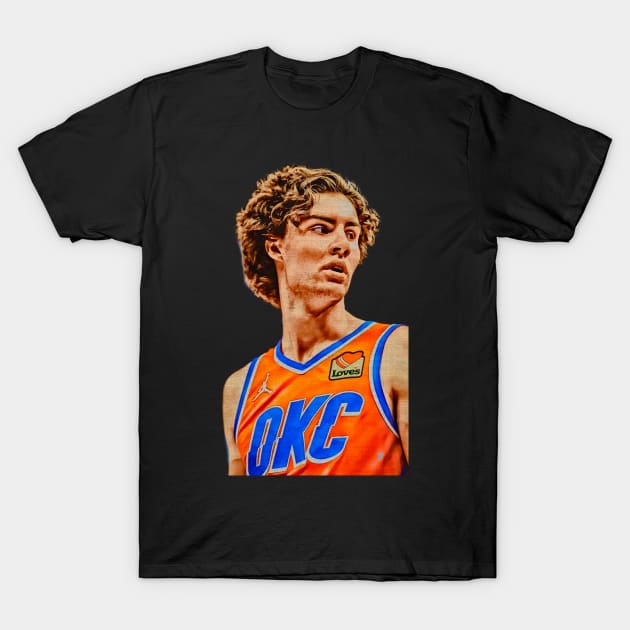 Josh Giddey Basketball 2 T-Shirt by Playful Creatives